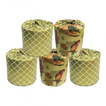 Environmental protection and biodegradable roll paper made of bamboo