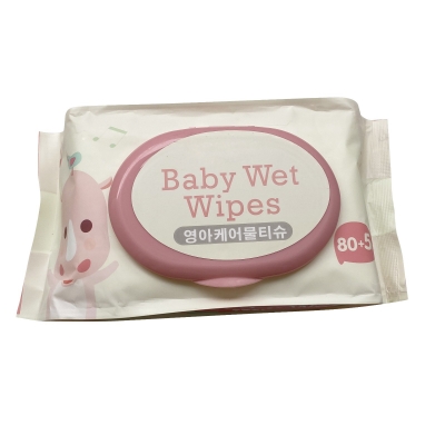 Soft spunlace non-woven baby wipes